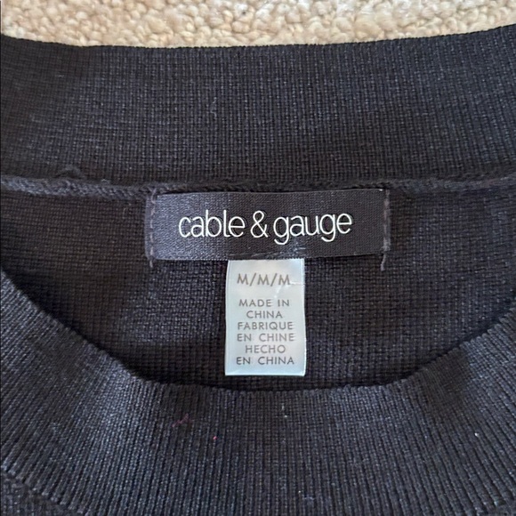 Cable & Gauge sweater - Picture 4 of 5